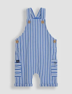 3 Piece Pure Cotton Dungaree Outfit (0-24 Mths)