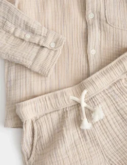 3 Piece Pure Cotton Hooded Outfit (2-8 Yrs)