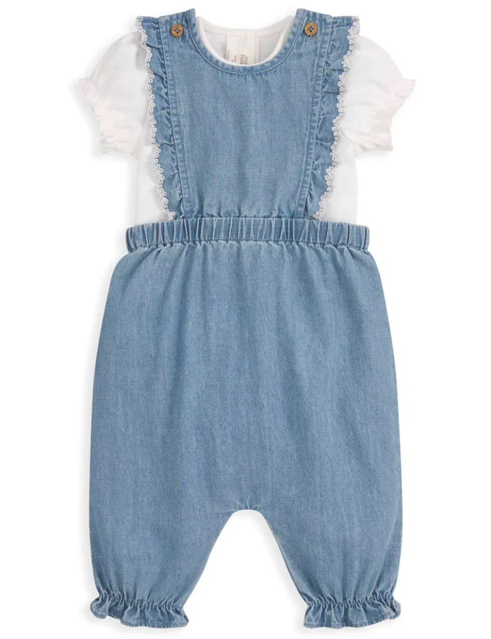 2 Piece Pure Cotton Outfit (7lbs-12 Mths)