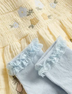 3 Piece Pure Cotton Peter Rabbit™ Outfit (0-3 Yrs)