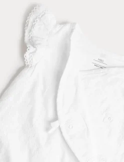 2 Piece Pure Cotton Romper & Hat Outfit (0-18 Mths)