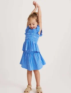 2 Piece Pure Cotton Shirred Outfit (2-8 Yrs)