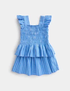 2 Piece Pure Cotton Shirred Outfit (2-8 Yrs)