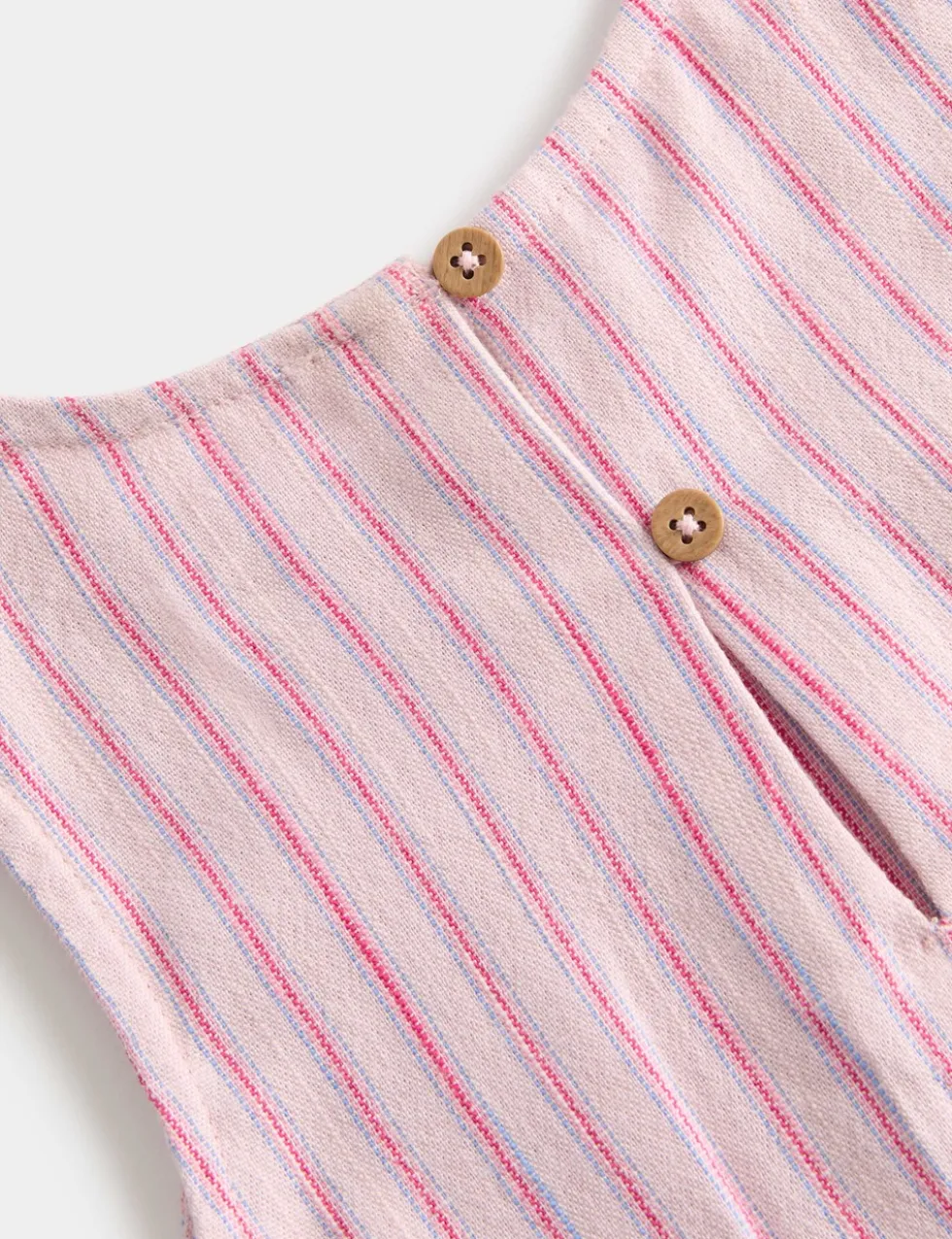 2 Piece Pure Cotton Striped Frill Outfit (2-8 Yrs)