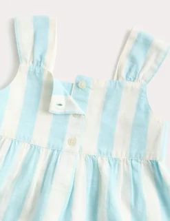 2 Piece Pure Cotton Striped Top & Trousers (0-5 Yrs)