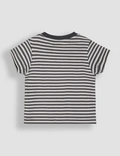 2 Piece Pure Cotton Zebra Dungaree Outfit (0-24 Mths)