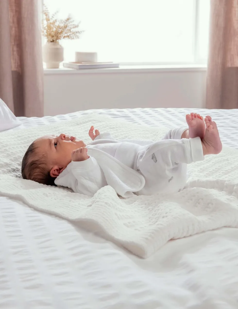 3 Piece Quilted Jacket, Bodysuit & Bottoms Outfit (6½lbs-6 Mths)