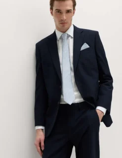 4 Piece Regular Fit Easy Iron Shirt & Tie Set