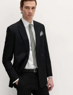 4 Piece Regular Fit Easy Iron Shirt & Tie Set