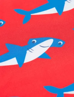 2 Piece Shark Print Long Sleeve Swim Set (2-10 Yrs)