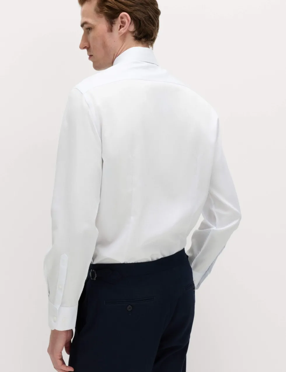 2 Piece Slim Fit Easy Iron Shirt & Tie Set