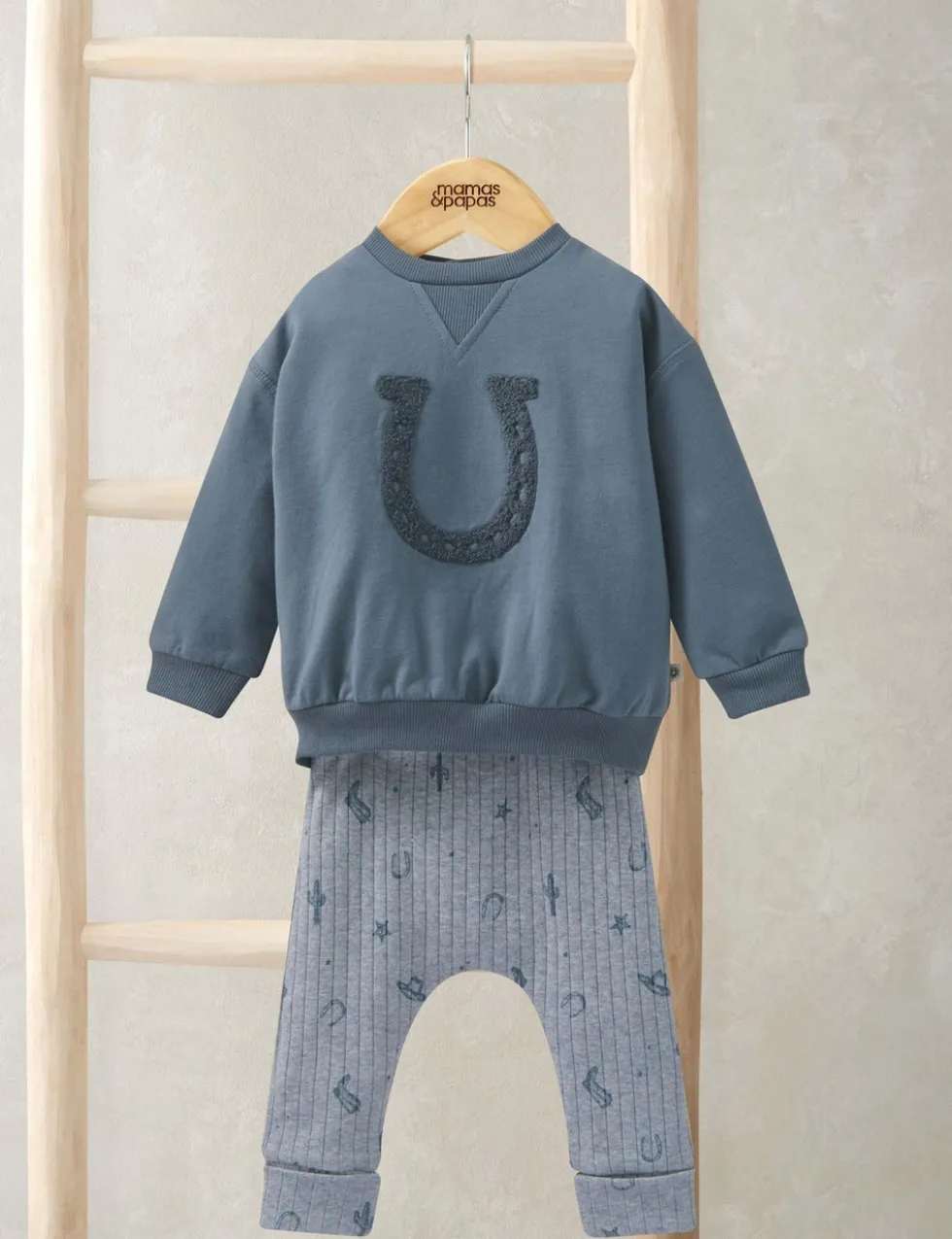 2 Piece Wild West Jumper & Leggings Outfit (7lbs-12 Mths)