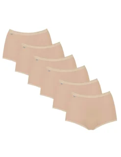 6 pk Cotton Rich High Waisted Full Briefs
