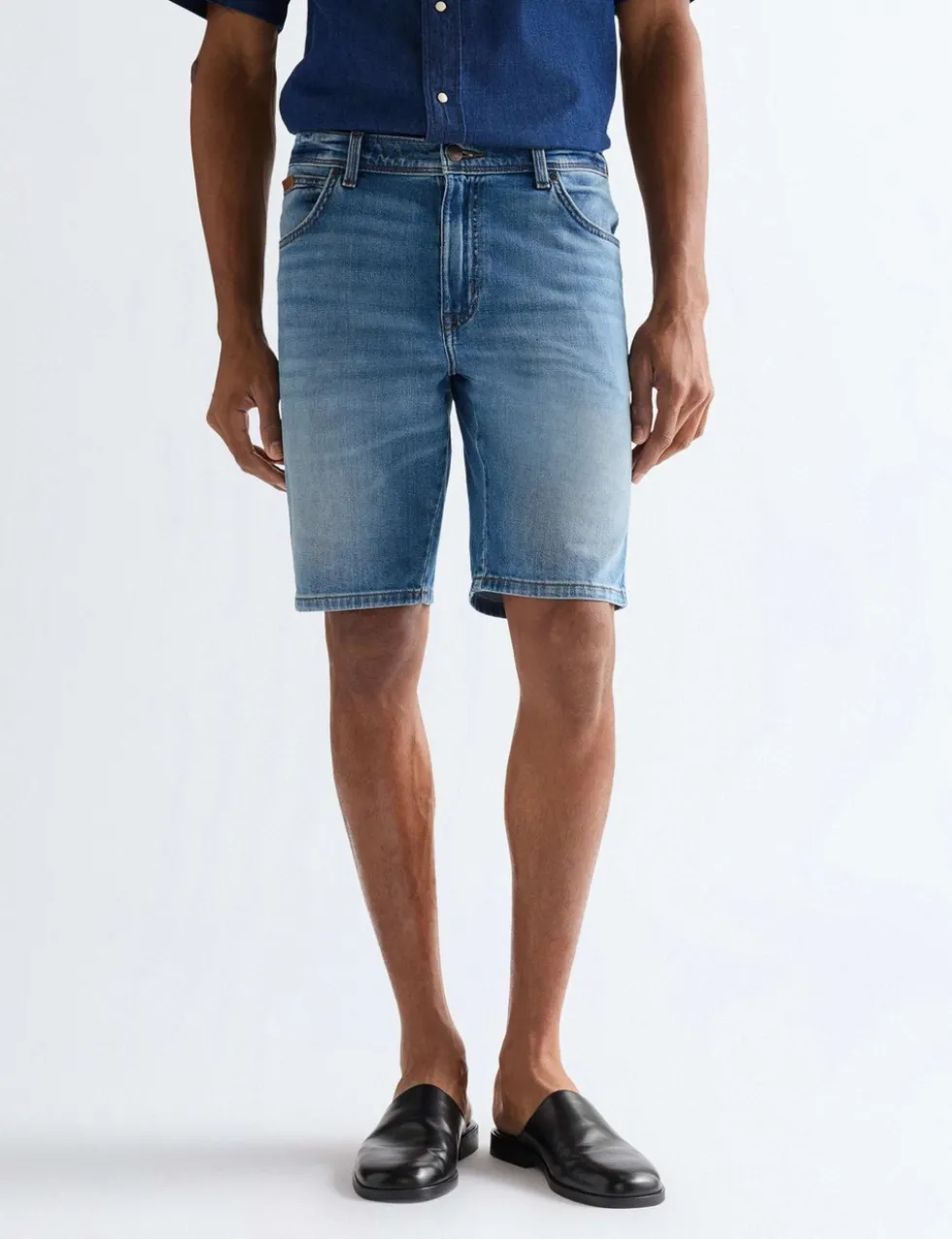 5 Pocket Stretch Denim Shorts