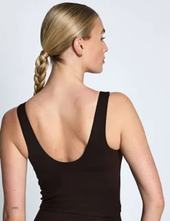 3 Stripes Scoop Neck Vest Top