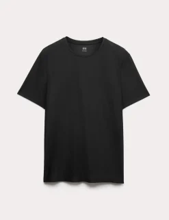 Activewear Jacquard Mesh Stripe T-Shirt