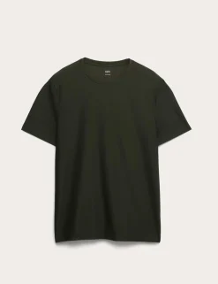Activewear Jacquard Mesh Stripe T-Shirt