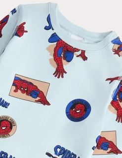 Adaptive Pure Cotton Spider-Manâ„¢ Pyjama Set (1-8 Yrs)