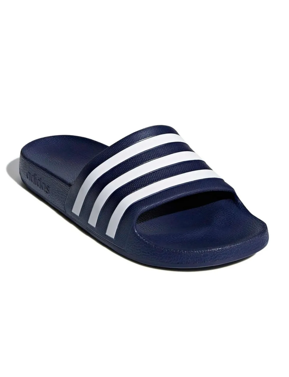 Adilette Aqua Striped Sliders