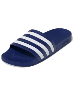 Adilette Aqua Striped Sliders