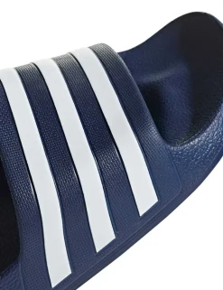 Adilette Aqua Striped Sliders
