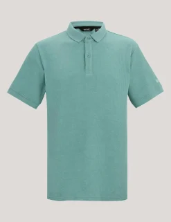Adino Cotton Blend Waffle Polo Shirt