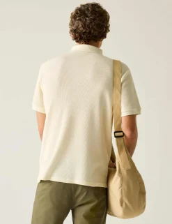Adino Cotton Blend Waffle Polo Shirt