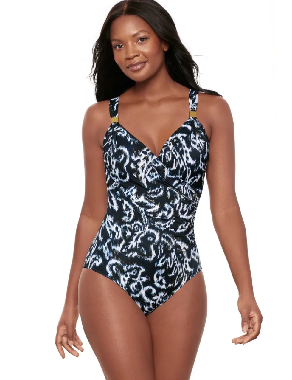 Adorn Siren Padded Underwired Firm Tummy Control Swimsuit