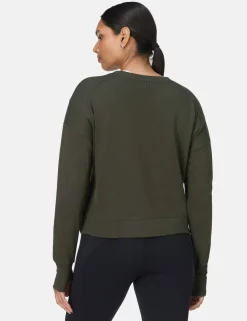 After Class Cotton Modal Crop Sweatshirt