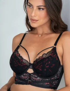 After Dark Wired Longline Balcony Bra