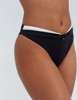 Agadir Belted High Leg Bikini Bottoms