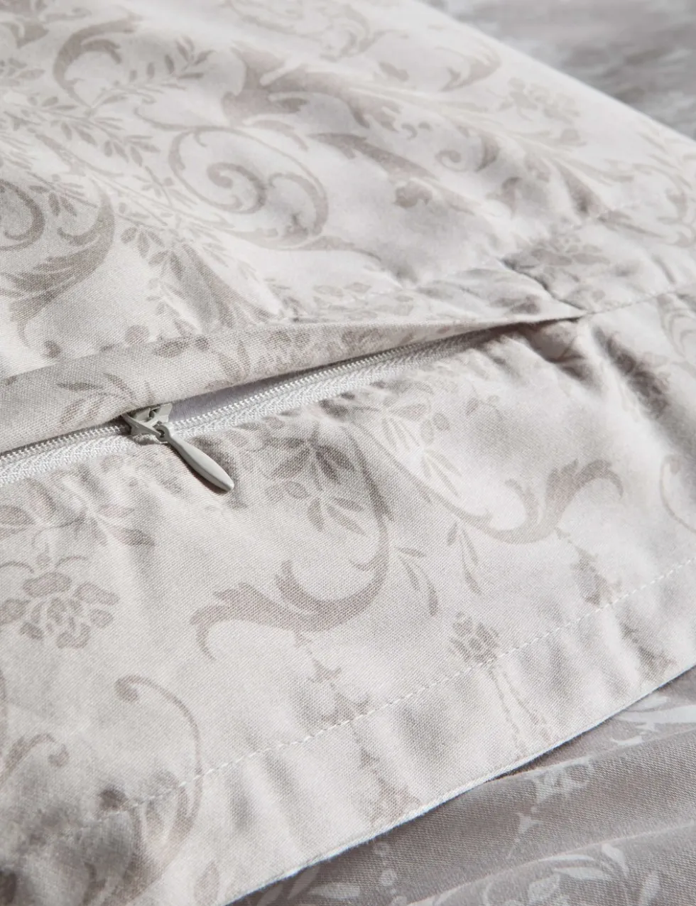 Aida-Alouette Damask Sateen Bedding Set