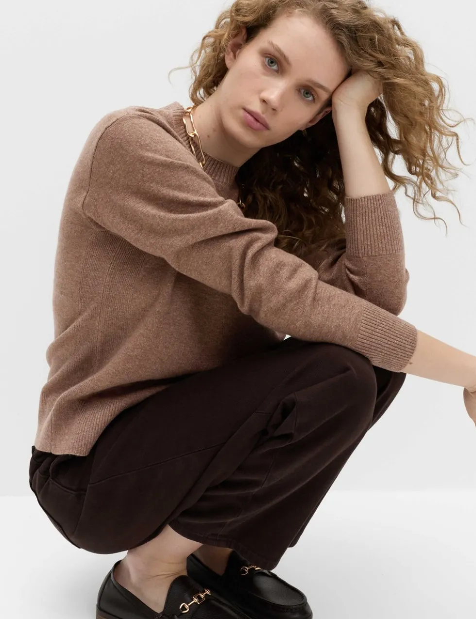 Air-Yarn Crew Neck Jumper