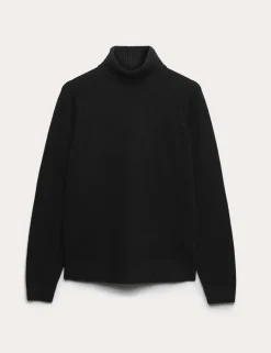 Air-Yarn Roll Neck Jumper