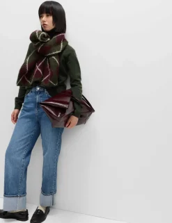 Air-Yarn Roll Neck Jumper