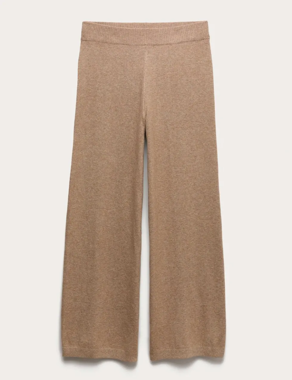 Air-Yarn Wide Leg Knitted Trousers