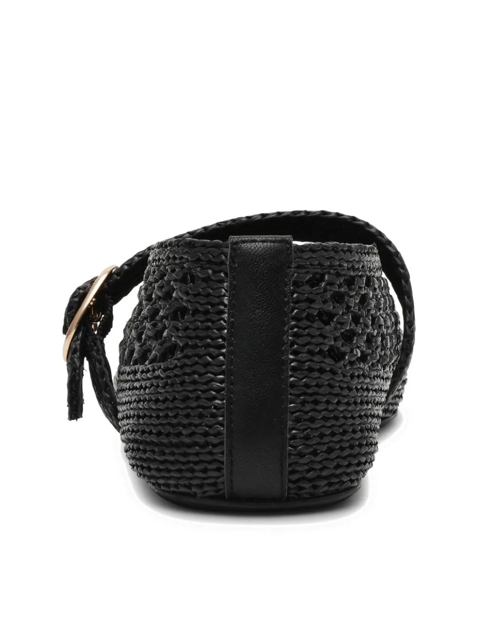 Alara 001 Woven Buckle Flat Pumps