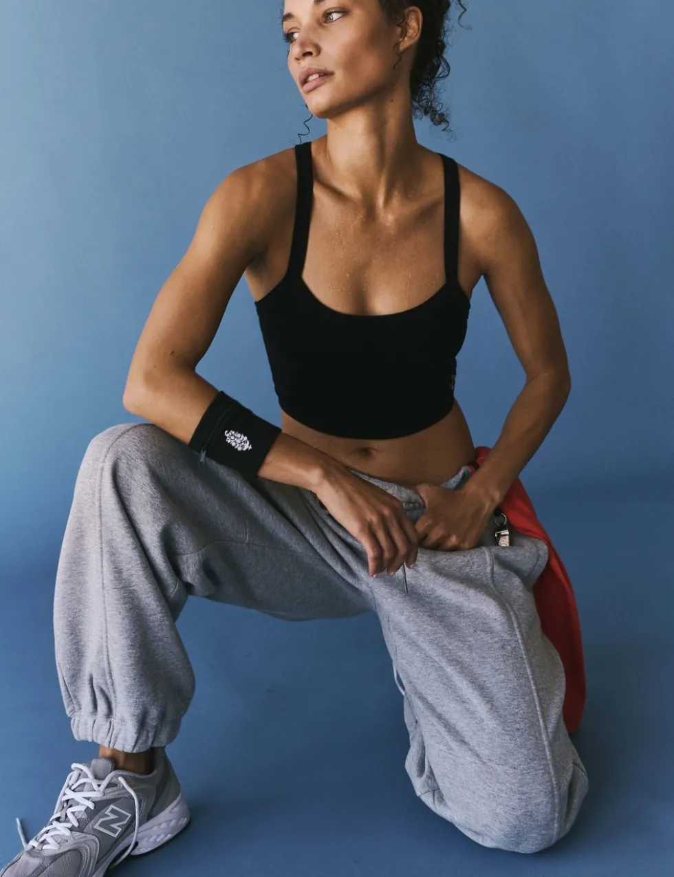All Clear Cami Solid Fitted Crop Top