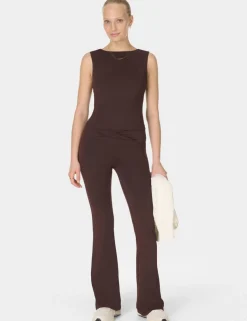 All Day High Waisted Flared Trousers