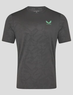 All Over Tonal Print Sports T-Shirt