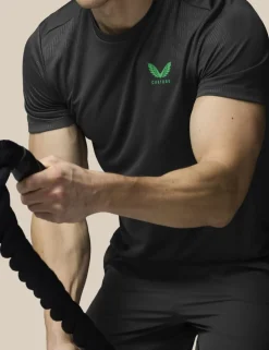 All Over Tonal Print Sports T-Shirt