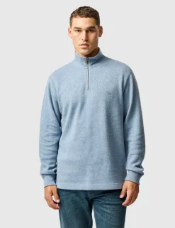 Alton Ave Pure Cotton Half Zip Sweatshirt