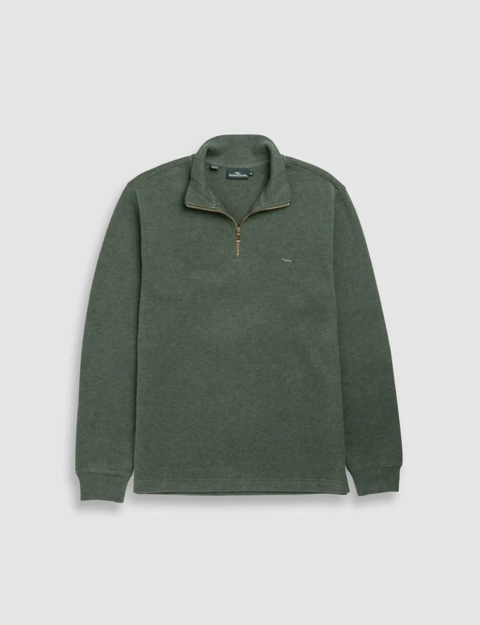 Alton Ave Pure Cotton Half Zip Sweatshirt