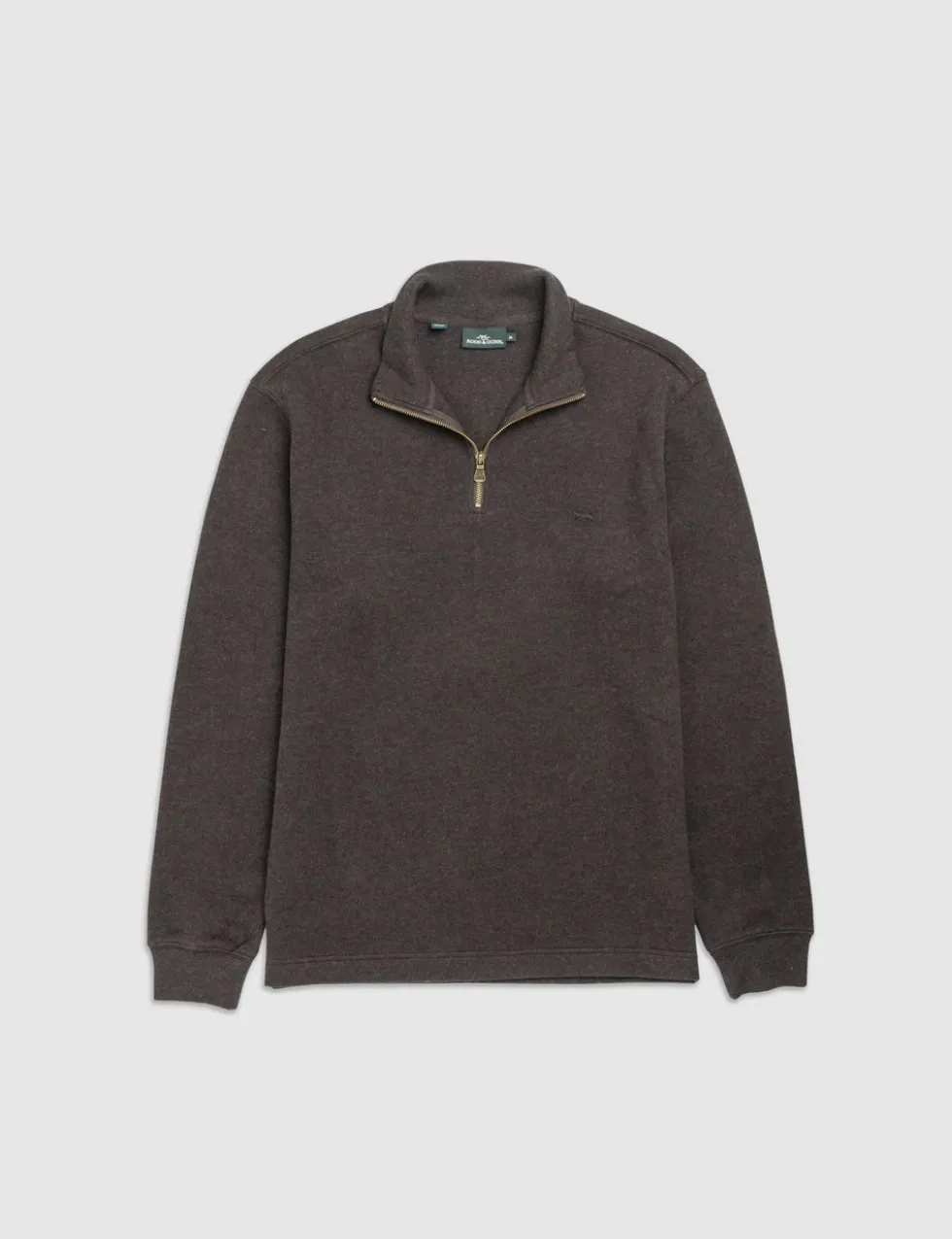 Alton Ave Pure Cotton Half Zip Sweatshirt