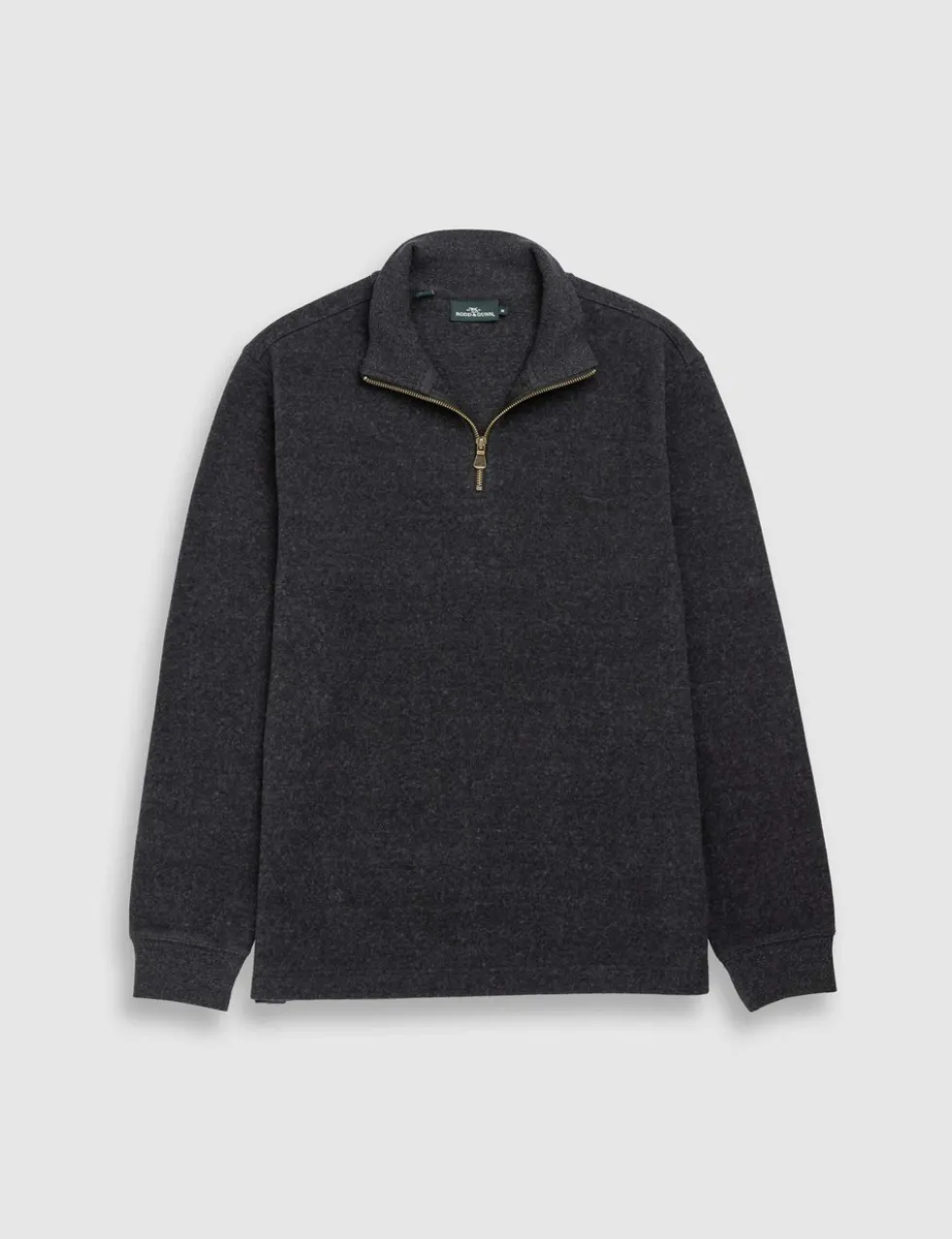 Alton Ave Pure Cotton Half Zip Sweatshirt