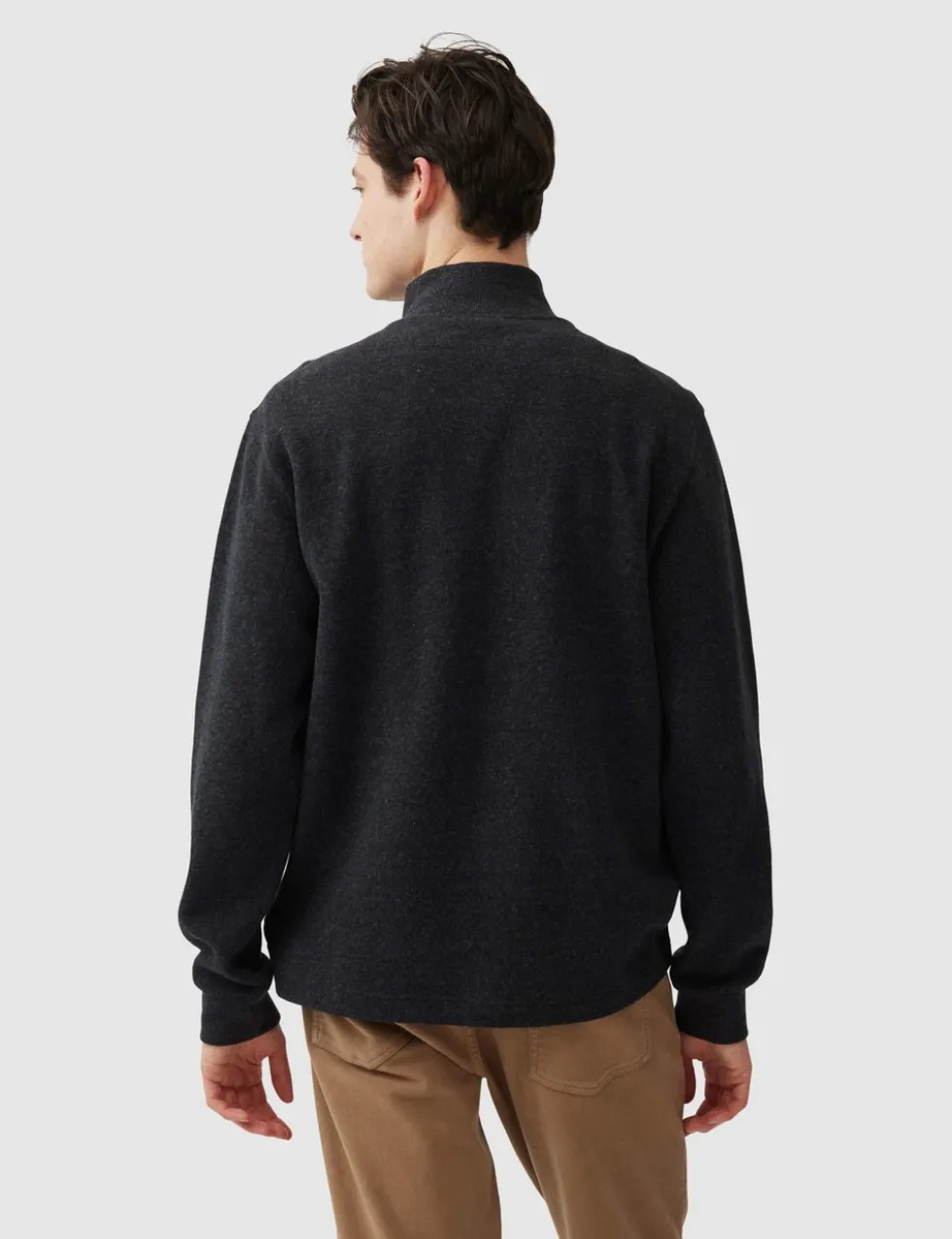 Alton Ave Pure Cotton Half Zip Sweatshirt