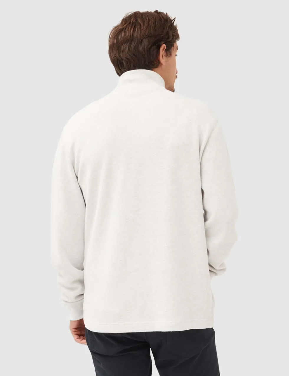 Alton Ave Pure Cotton Half Zip Sweatshirt