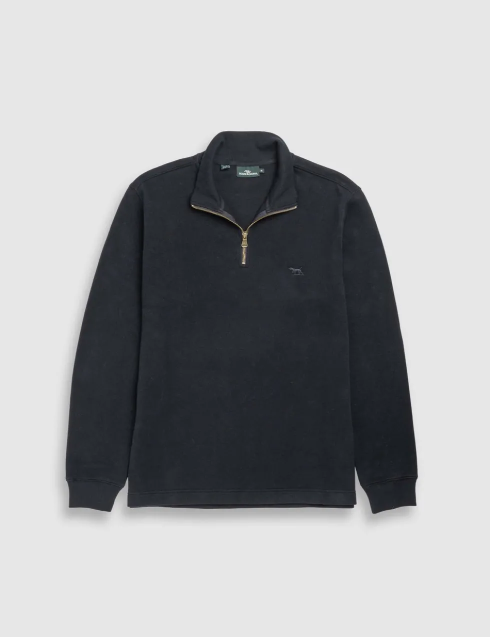 Alton Ave Pure Cotton Half Zip Sweatshirt