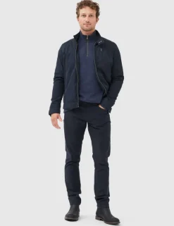 Alton Ave Pure Cotton Half Zip Sweatshirt
