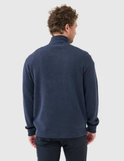Alton Ave Pure Cotton Half Zip Sweatshirt